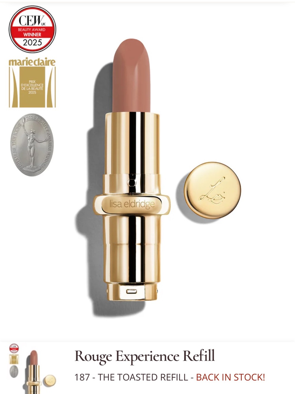 Rouge Experience Refill
187 - THE TOASTED REFILL